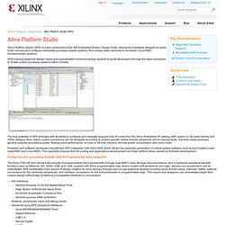Platform Studio (XPS)