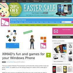 XIMAD's fun and games for your Windows Phone
