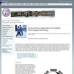 Baguazhang Applications at ChiFlow.com