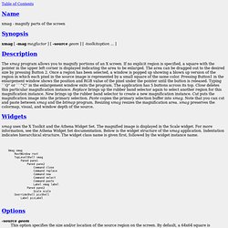 XMAG(1) manual page