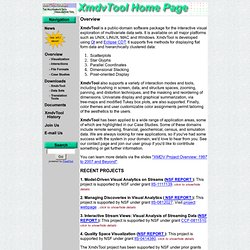 XmdvTool Home Page: Overview