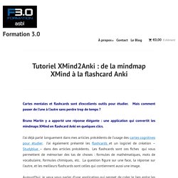 Tutoriel XMind2Anki : de la mindmap XMind à la flashcard Anki – Formation 3.0