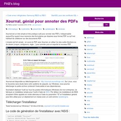 Xournal, génial pour annoter des PDFs - PAB's blog
