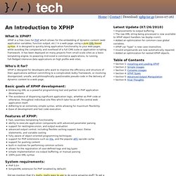XPHP Guide