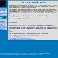 [XSTAR] The XStar N-body Solver