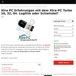 Xtra pc test, lesen Sie hier mehr