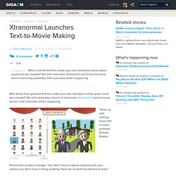 Xtranormal Launches Text-to-Movie Making « NewTeeVee