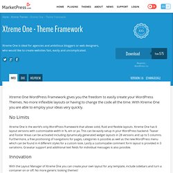 Xtreme One – Theme Framework » MarketPress