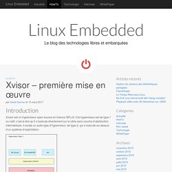 Xvisor – première mise en œuvre – Linux Embedded
