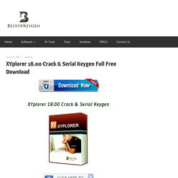 XYplorer 18.00 Crack Serial Keygen Latest Download