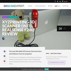 XYZprinting 3D Scanner (Intel RealSense F200) Review