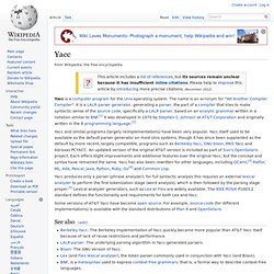 Yacc