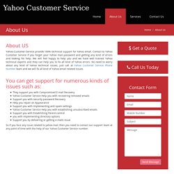 Yahoo Customer Service About us @ +1-800-946-8199