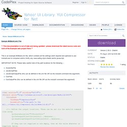 Yahoo! UI Library: YUI Compressor for .Net