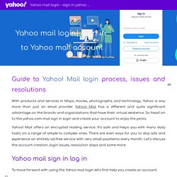 yahoo.com mail sign in login - Yahoo mail login issues