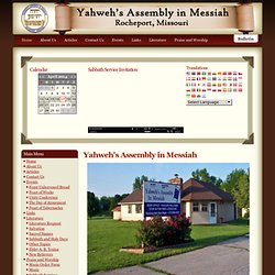 Yahweh's Assembly in Messiah