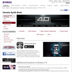Synth Book - Yamaha Synth 40th Anniversary