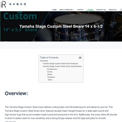 Yamaha Stage Custom Steel Snare 14 x 6-1/2 - instroreview.com