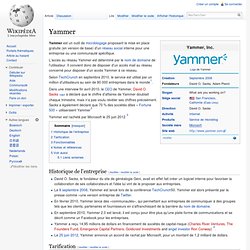 Yammer - présentation