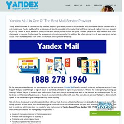 Yandex Mail Is One Of The Best Mail Service Provider
