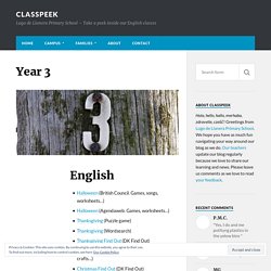 Year 3 – ClassPeek