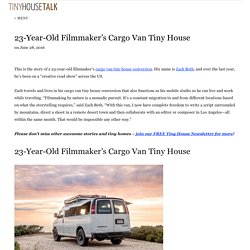 23-Year-Old Filmmaker's Cargo Van Tiny House