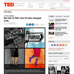 My Year of TED: How 54 talks changed a life