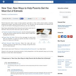 New Year, New Ways to Help Parents Get the Most Out of Edmodo