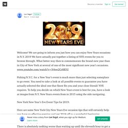 NYE 2019 in City of NY: What You Need To Know