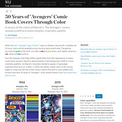 50 Years of "Avengers" Comic Book Covers Through Color