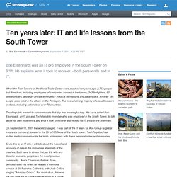 IT and life lessons from the South Tower