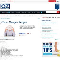 7 Years Younger Recipes