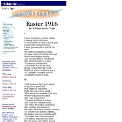 Yeats - Easter 1916