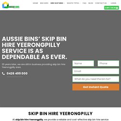 Skip Bin Hire Yeerongpilly The Best and Reliable Rubbish Removal Service