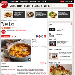 Yellow Rice Recipe