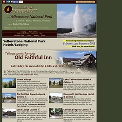 Yellowstone National Park Lodging