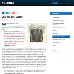 Yeshua ben Yosef