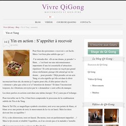 Yin et Yang – Vivre QiGong