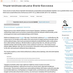 Ympäristökasvatusta Etelä-Savossa : kartat