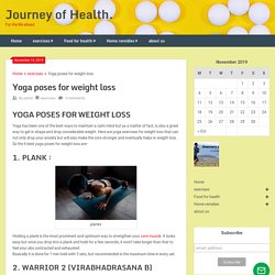 yoga poses for weight loss . Know best yoga poses