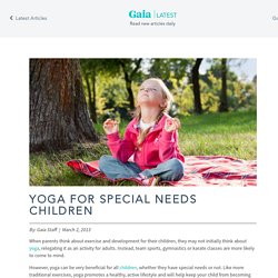 Yoga for Special Needs Children
