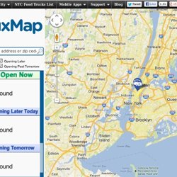 New York City Food Trucks Map