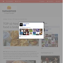 TOP 10 New York: les fast food à tester