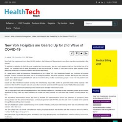 New York Hospitals are Geared Up for 2nd Wave of COVID-19 - HealthTechReachHealthTechReach