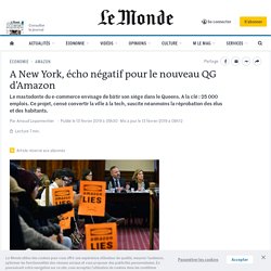 A New York, écho négatif pour le nouveau QG d’Amazon