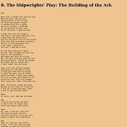 York Pageant 8: The Shipwrights' Play