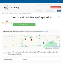 Yorkton Group Bentley Corporation