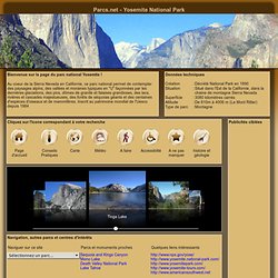 Yosemite National Park - Votre guide en français sur le parc national Yosemite en Californie