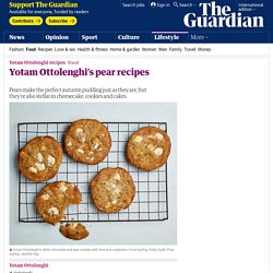 Yotam Ottolenghi’s pear recipes