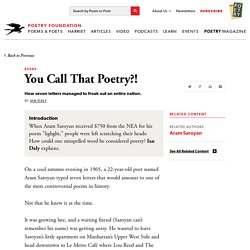 You Call That Poetry?! by Ian Daly